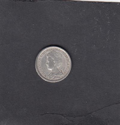 Beschrijving: 25 Cent WILHELMINA  